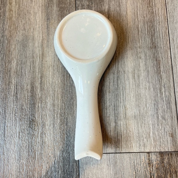 Decorative Speckled Fall Pumpkin Ceramic Spoon Rest - Picture 5 of 5